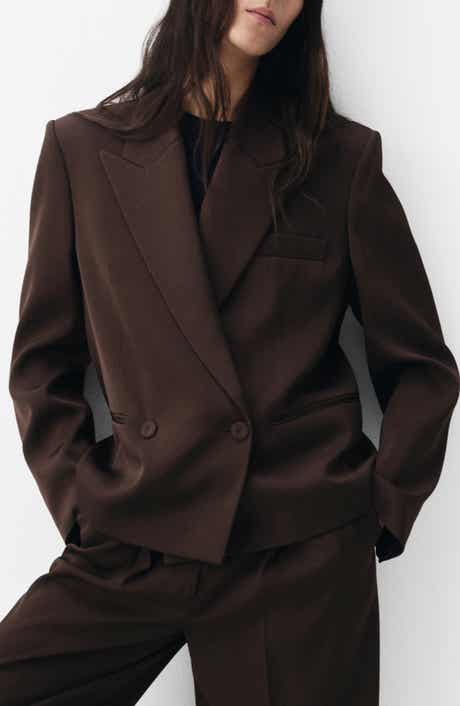 MANGO Selection Double Breasted Suit Blazer