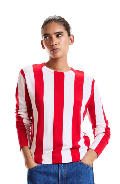 Sideline Striped Sweater