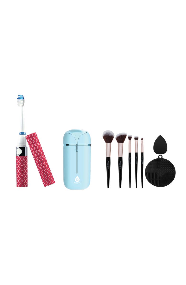 PURSONIC Sonic Toothbrush, Painless Shaver & Glam Brush Set, Main, color, Multicolor