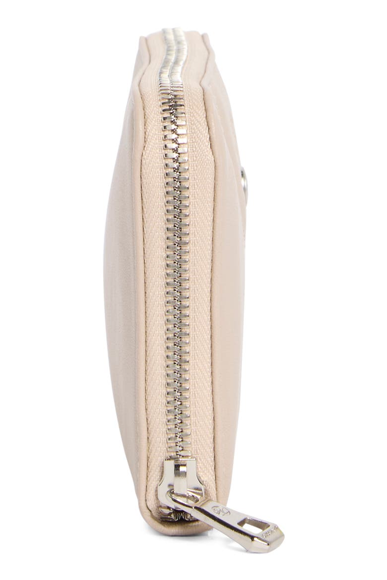 Le Pilage Cuir Zip Wallet, Alternate, color, CLAY