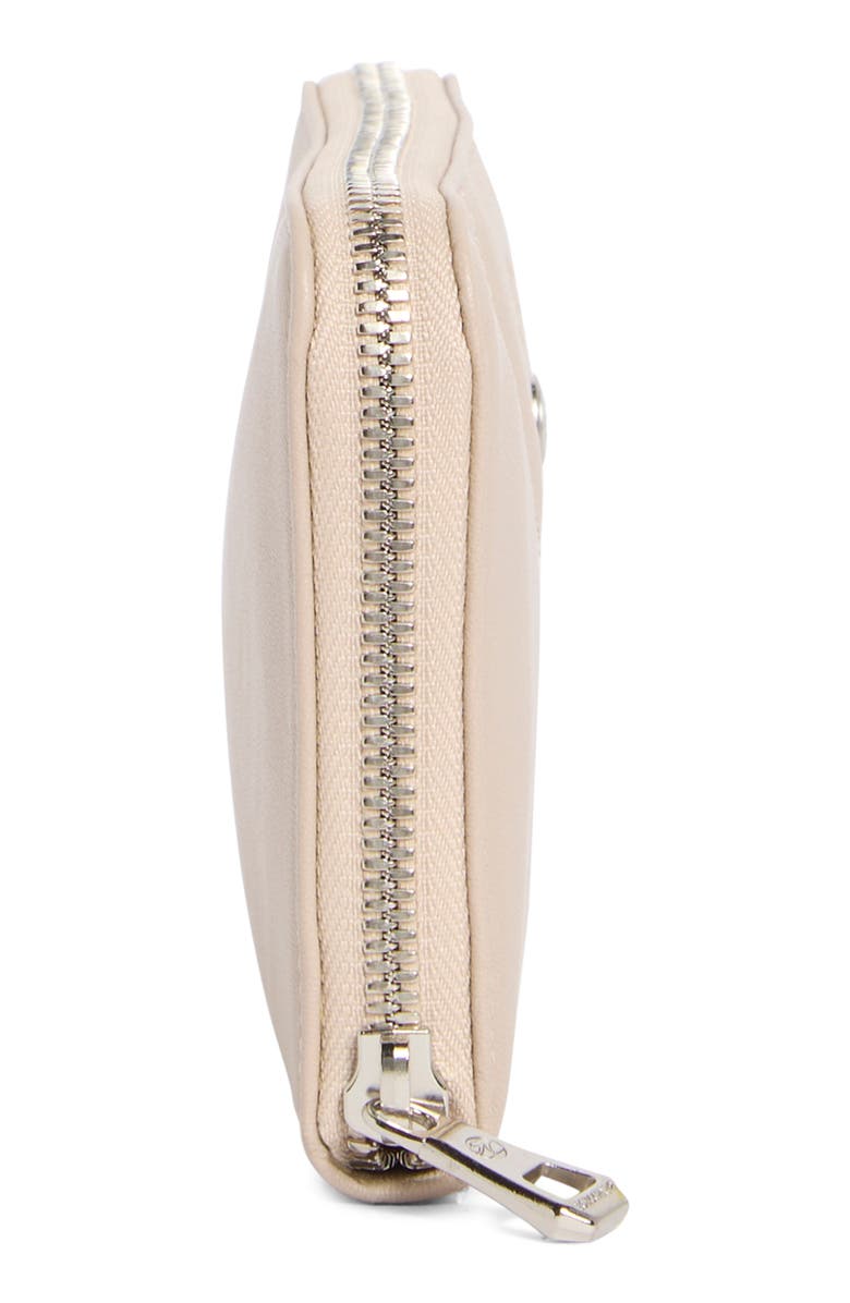 Longchamp Le Pilage Cuir Zip Wallet, Alternate, color, Clay