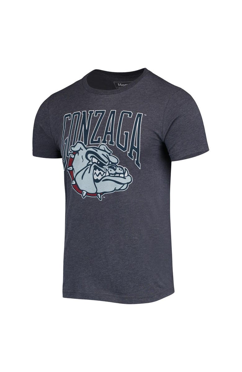 HOMEFIELD Men's Homefield Heathered Navy Gonzaga Bulldogs Retro 1999 "First Dance" T-Shirt, Alternate, color, 