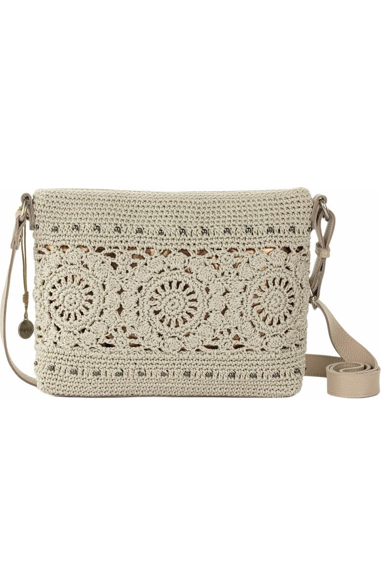 The Sak Melrose Crossbody Leather Bag, Alternate, color, Natural Medallion