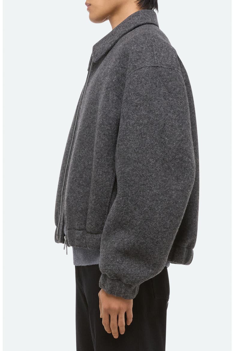 Boiled Bomber, Alternate, color, GREY MELANGE/ BLACK