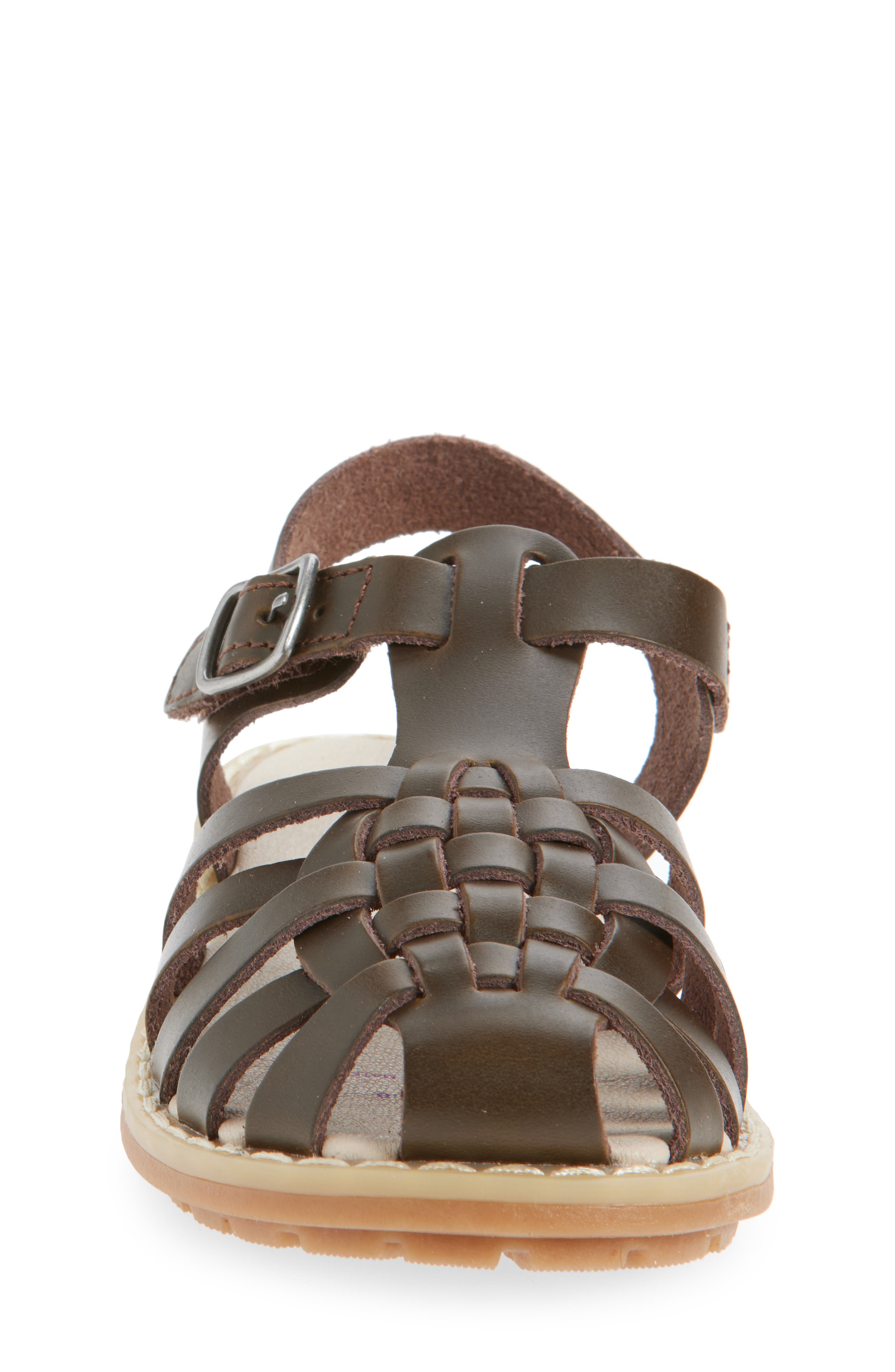 L
AMOUR Kids
 Avery Fisherman Sandal, Alternate, color, Brown