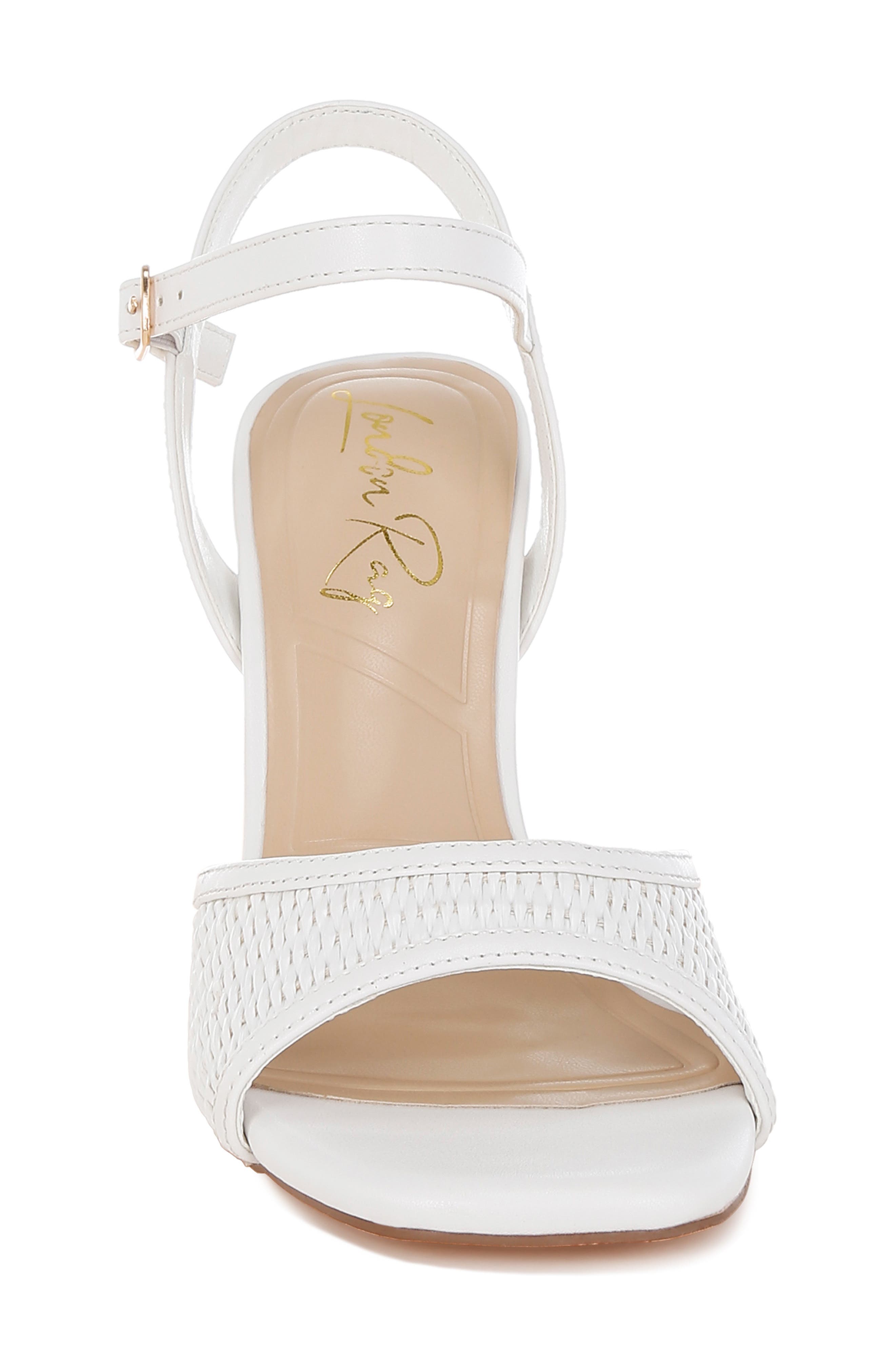 LONDON RAG Vilasta Raffia Stiletto Sandal, Alternate, color, 