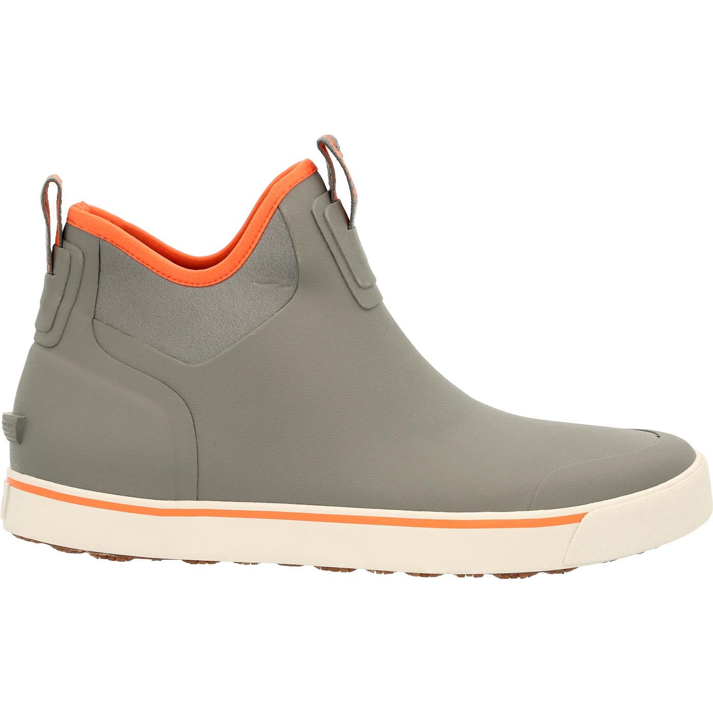 Rocky Drystrike Waterproof Gray & Orange Deck Boot, Main, color, Charcoal Grey Orange