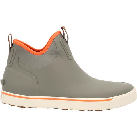 Drystrike Waterproof Gray & Orange Deck Boot