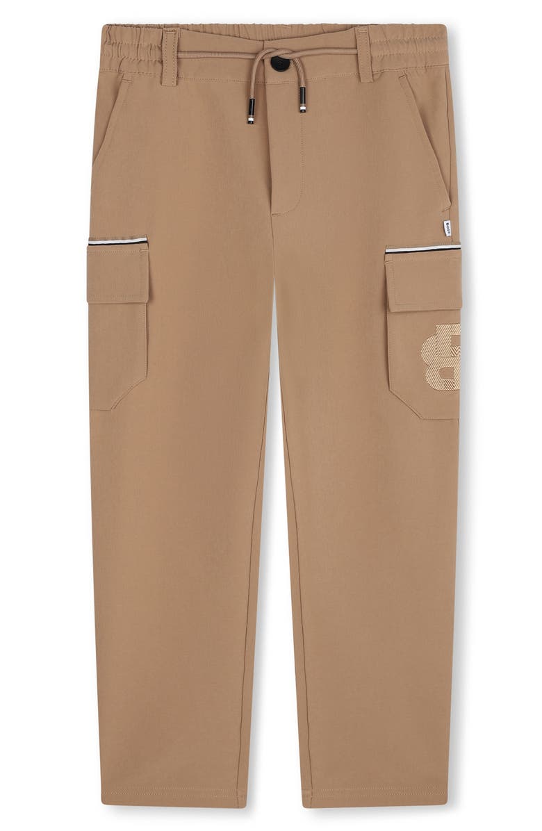 BOSS Kidswear Kids' Drawstring Cargo Pants, Main, color, 