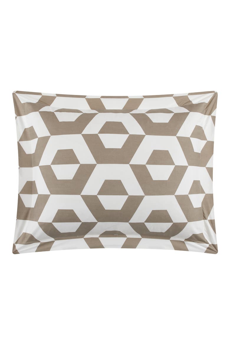 Miles Contemporary Geo 8-Piece Comforter Set - King Size, Alternate, color, BEIGE