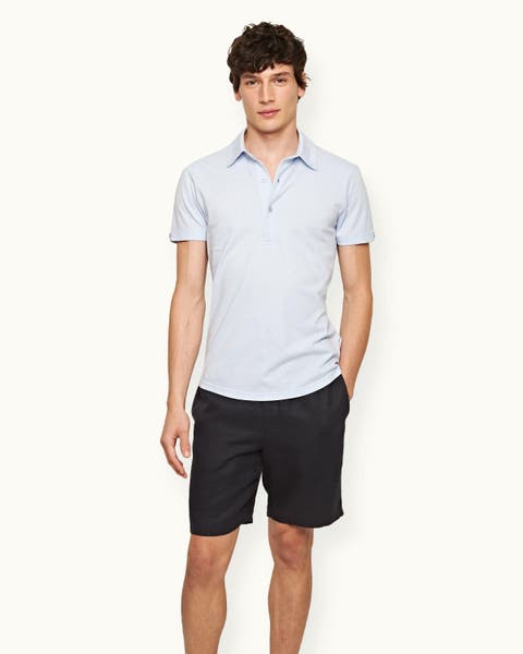 Sebastian Silk Tailored-Fit Polo Shirt