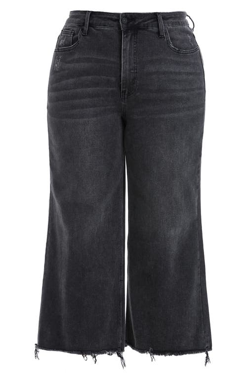 Bayeas High Waist Distressed Wide Leg Jeans
