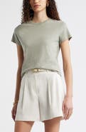 Nordstrom Pima Cotton Slub Crewneck T-Shirt