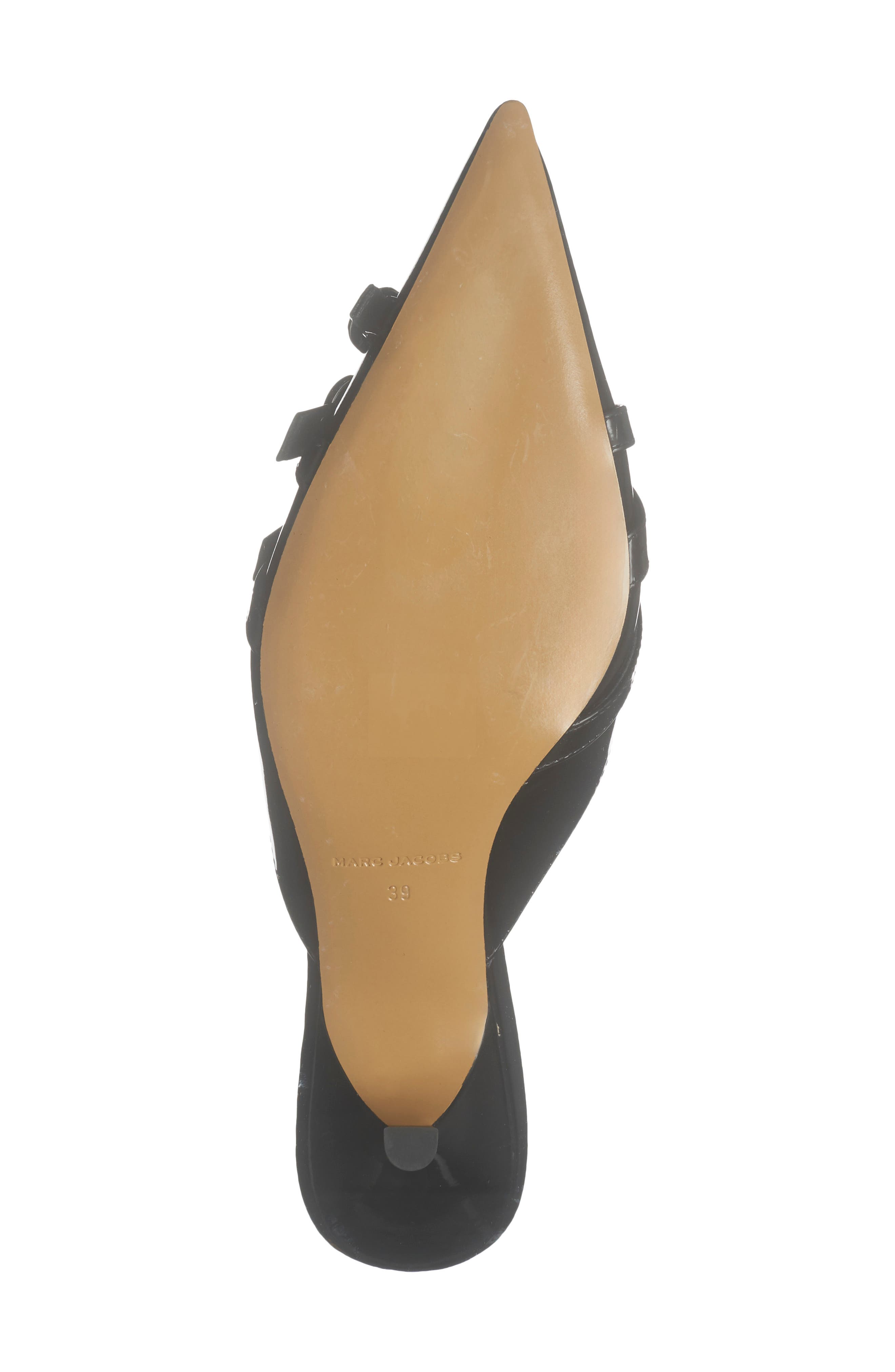 Emma Kitten Heel Mule, Alternate, color, BLACK