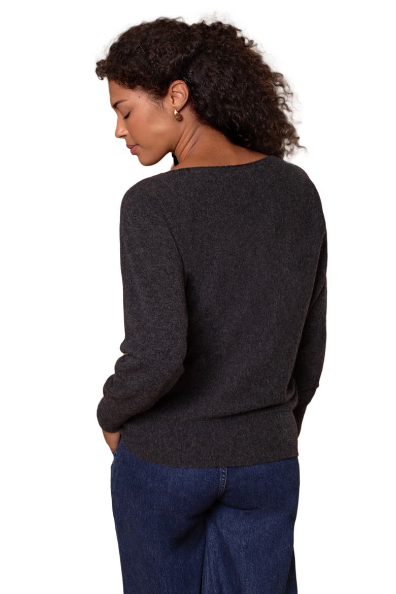 Geelong Slash Neck Sweater, Alternate, color, CHARCOAL