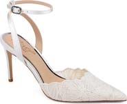 Jewel Badgley Mischka Zaima Ankle Strap Pump