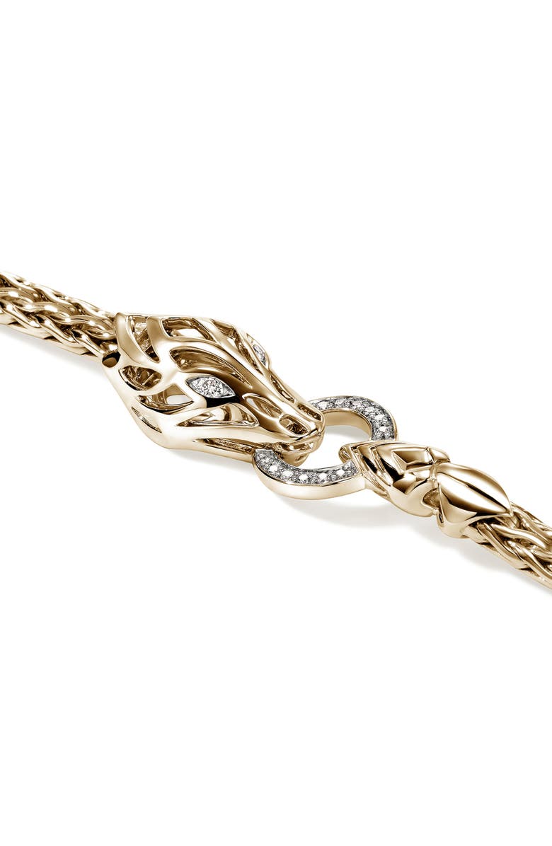 John Hardy Naga Bracelet, Alternate, color, Gold