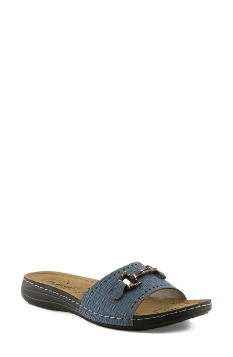 Enamel Bit Slide Sandal