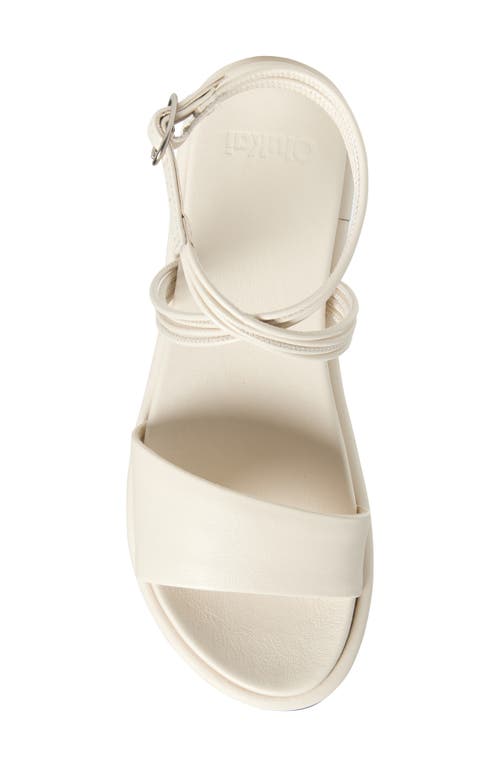 Olukai Tiare Ankle Strap Sandal In White