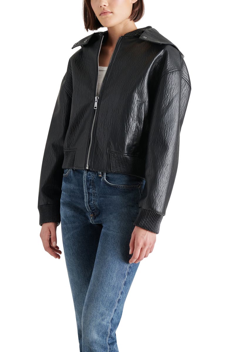 Steve Madden Zephyra Faux Leather Jacket, Alternate, color, 