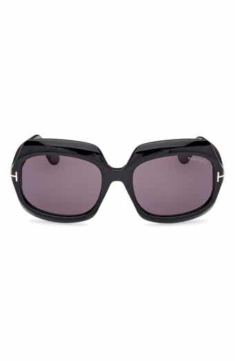 TOM FORD Ren 60mm Geometric Sunglasses