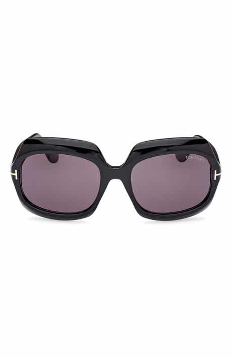 TOM FORD Ren 60mm Geometric Sunglasses