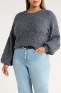 Treasure & Bond Cable Crewneck Sweater