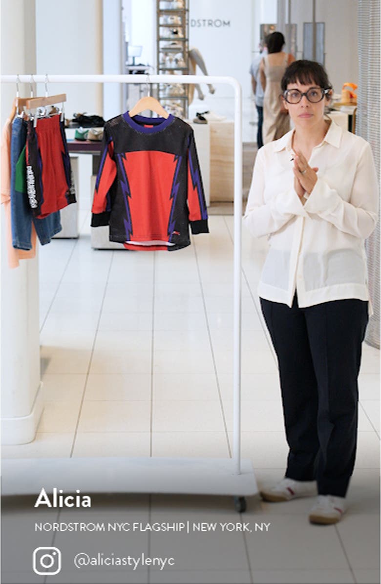 Kids' Bolt Long Sleeve Mesh Jersey, sales video thumbnail