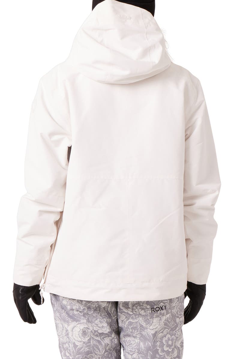 Roxy Shelter Technical Snow Anorak, Alternate, color, Snow White