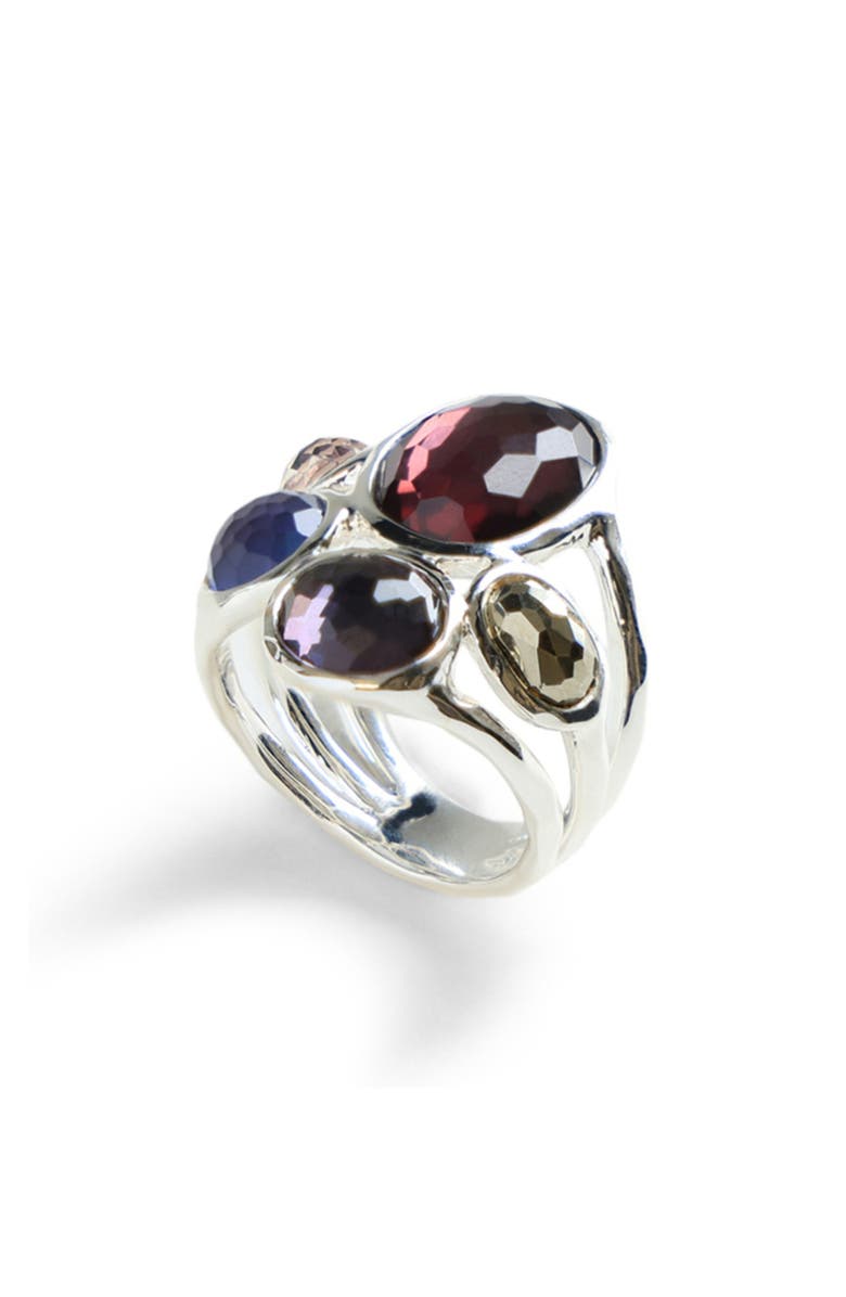 Ippolita Wonderland Five-Stone Ring, Alternate, color, Malva