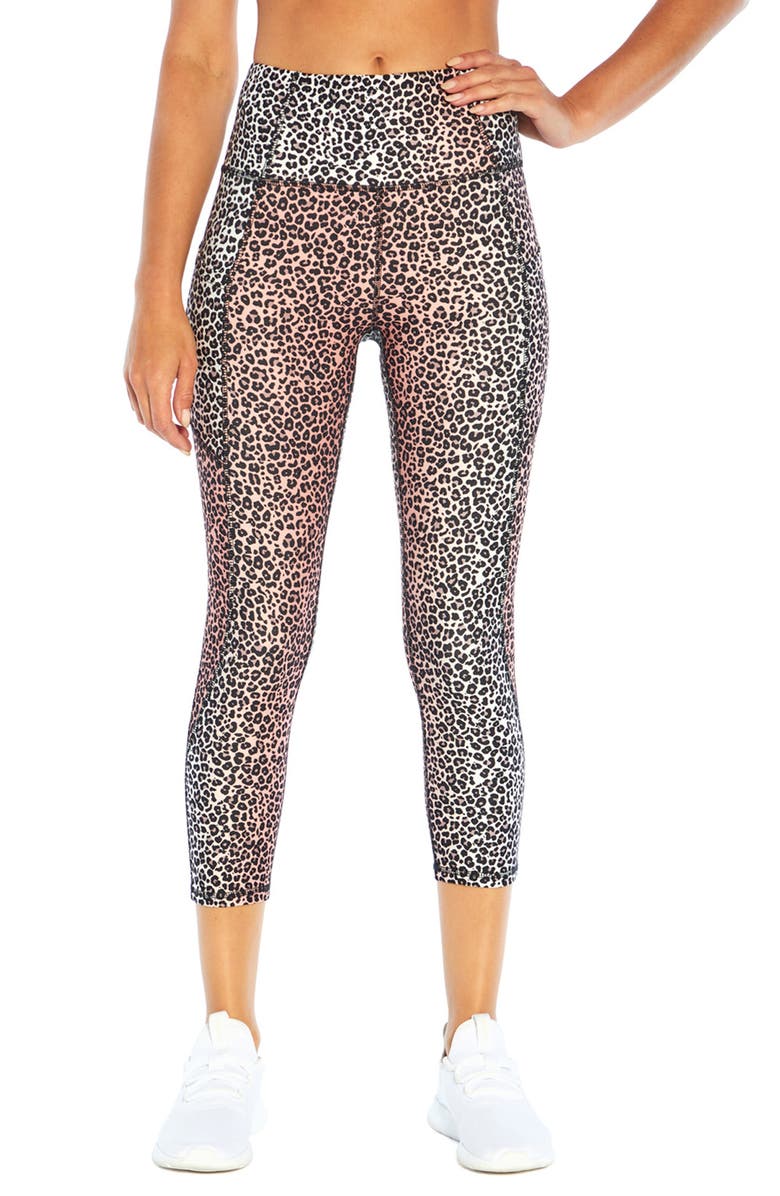 Jessica Simpson High Rise Tummy Control Capri Leggings, Main, color, 