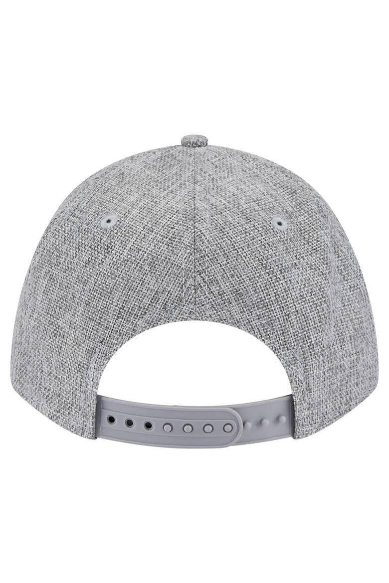 Men's New Era Gray Houston Astros Cotton Weave M-Crown A-Frame 9FORTY Adjustable Hat, Alternate, color, Gray