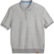 Scotch & Soda Recycled Cotton Blend Polo Sweater