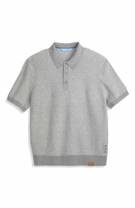 Scotch & Soda Recycled Cotton Blend Polo Sweater