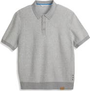 Scotch & Soda Recycled Cotton Blend Polo Sweater
