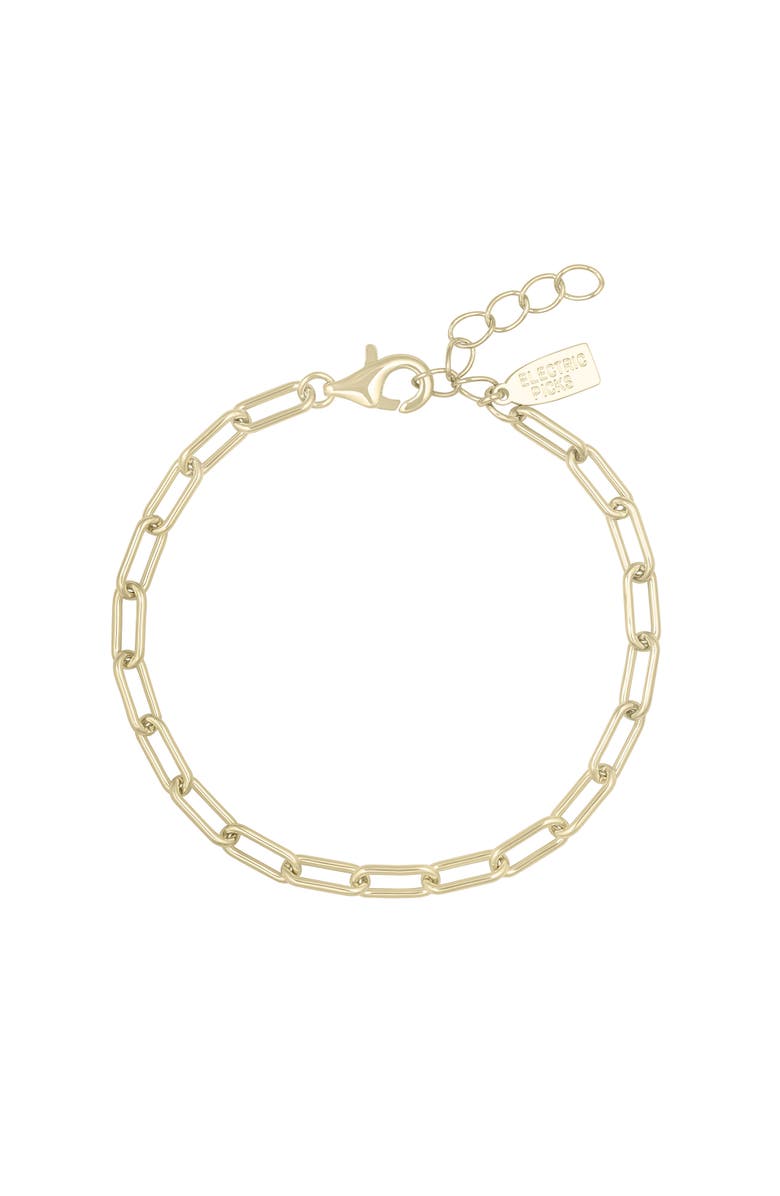 Electric Picks Charm Bracelet, Main, color, Gold