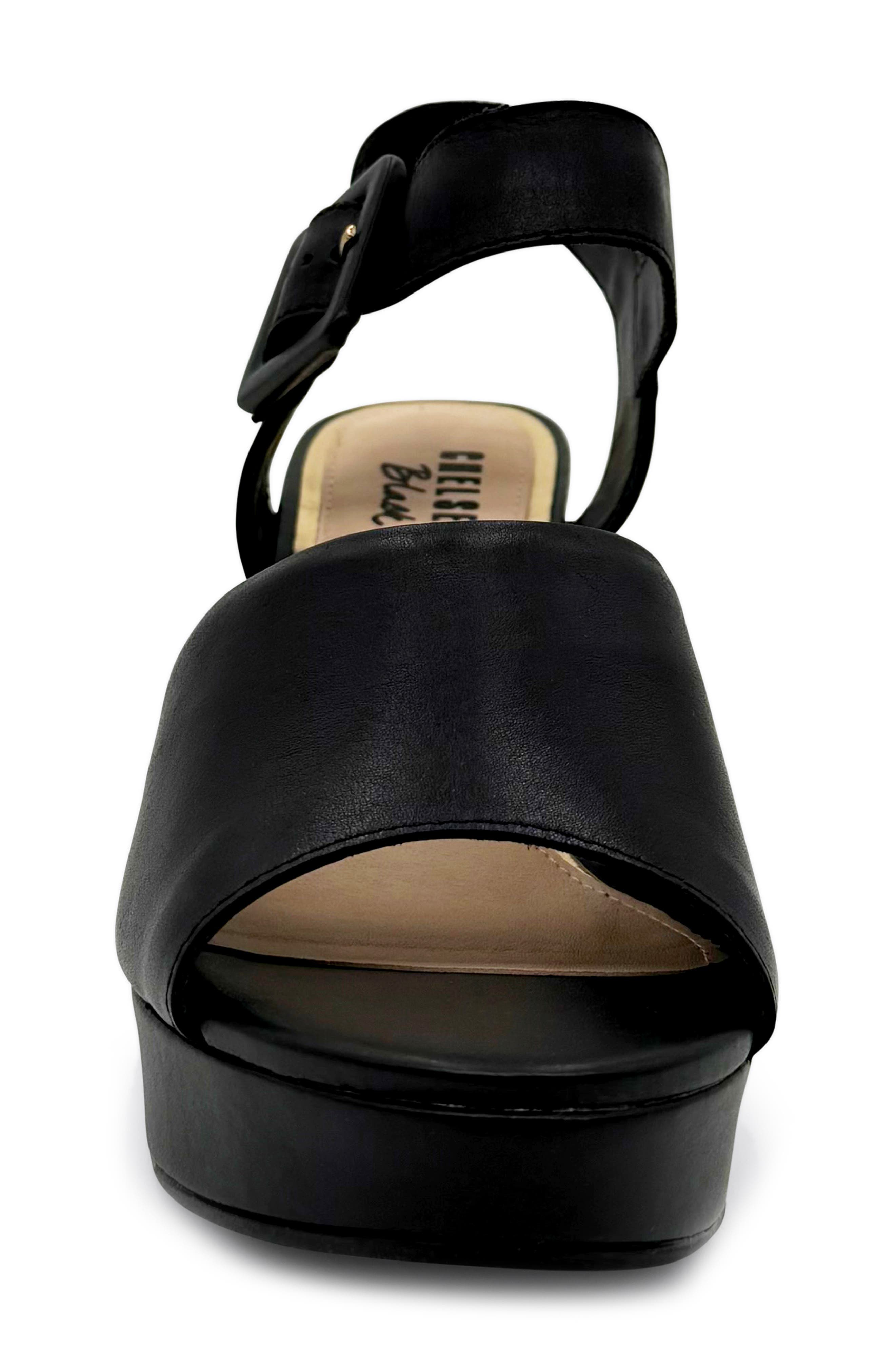 CHELSEA CREW Rose Block Heel Platform Sandal, Alternate, color, 