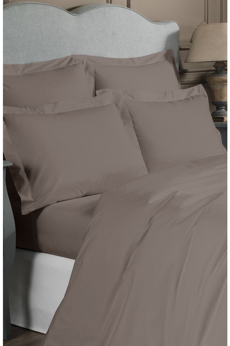 Royal Duvet Cover, Alternate, color, Brown