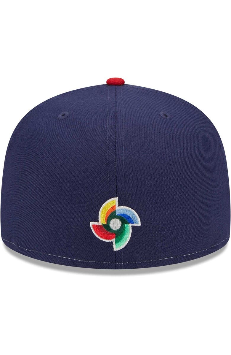 New Era Men's New Era Navy/White Panama Baseball 2023 World Baseball Classic 59FIFTY Fitted Hat, Alternate, color,