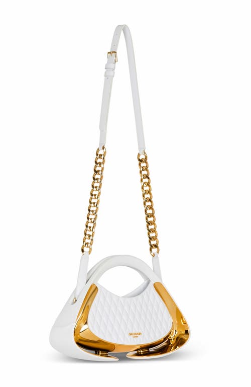 Balmain Quilted Medium Jolie Madame Bag