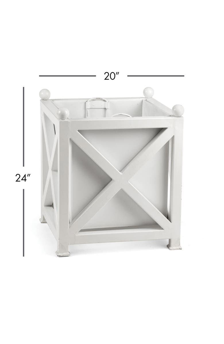 Napa Home & Garden Paris Planter, Alternate, color, White