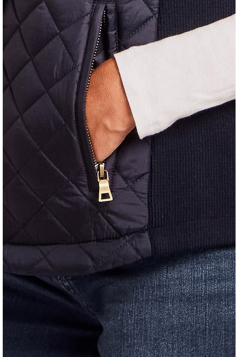 Quilted Vest, Alternate, color, NAVY