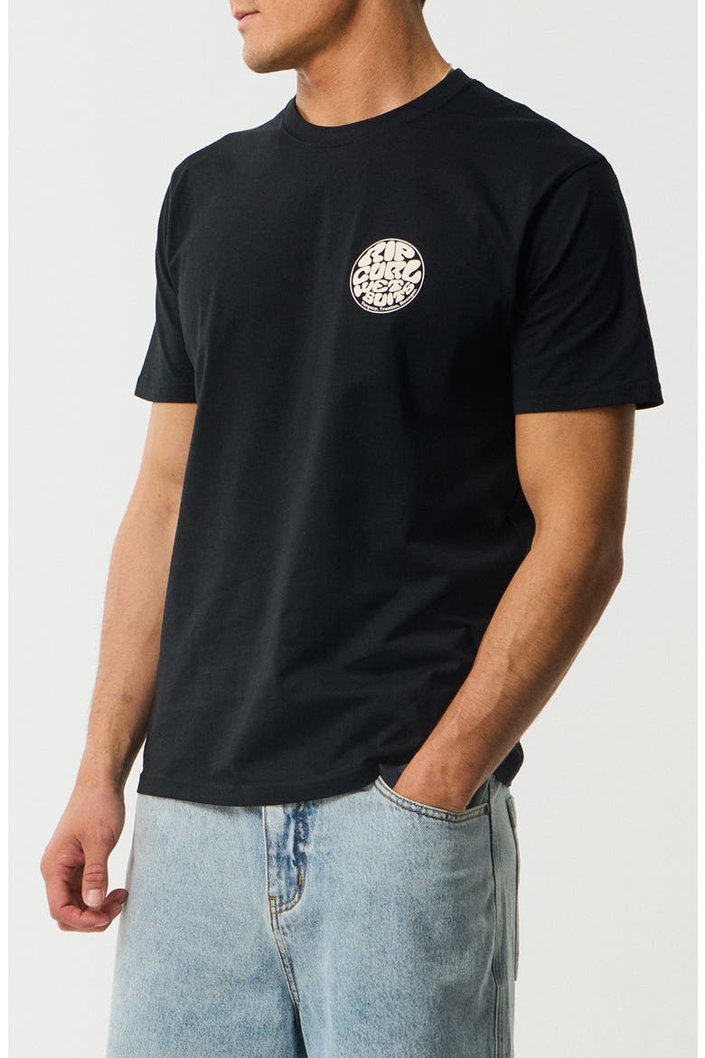 Wettie Icon Cotton Graphic T-Shirt, Alternate, color, BLACK