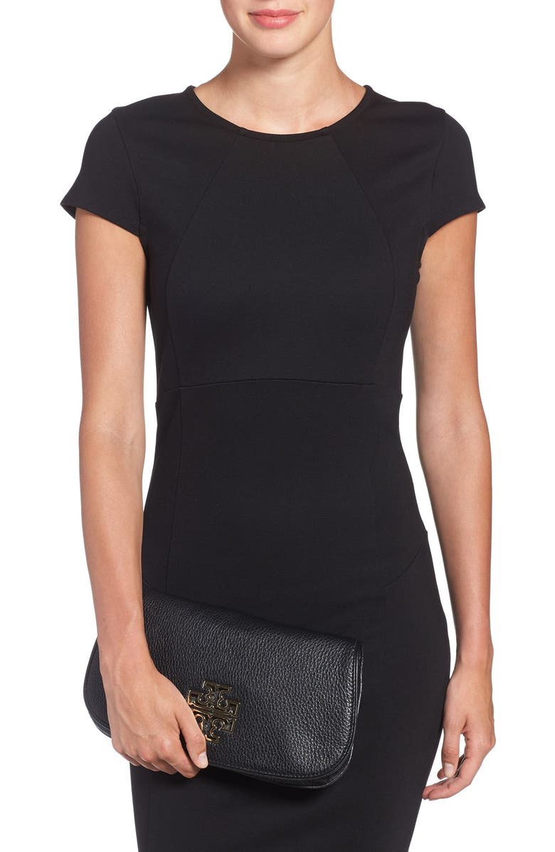 Tory Burch 'Britten' Convertible Clutch, Alternate, color,