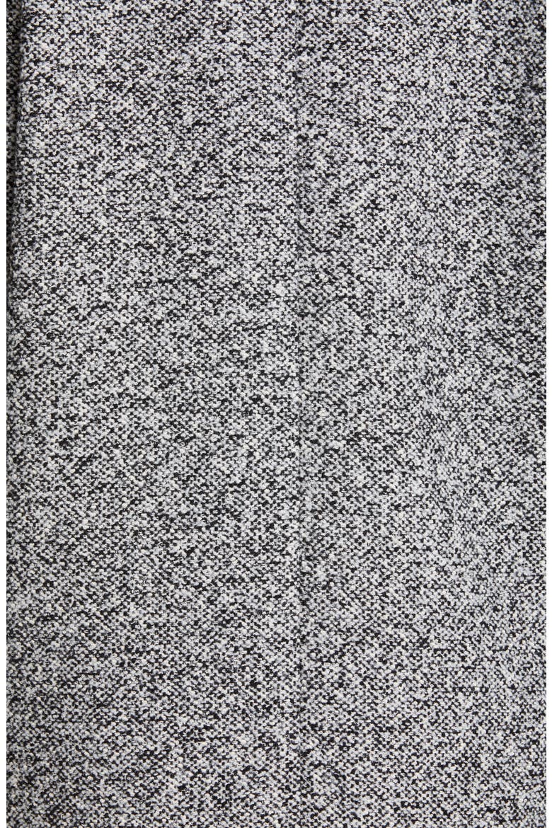 Matassa Wool Blend Tweed Coat, Alternate, color, BLACK