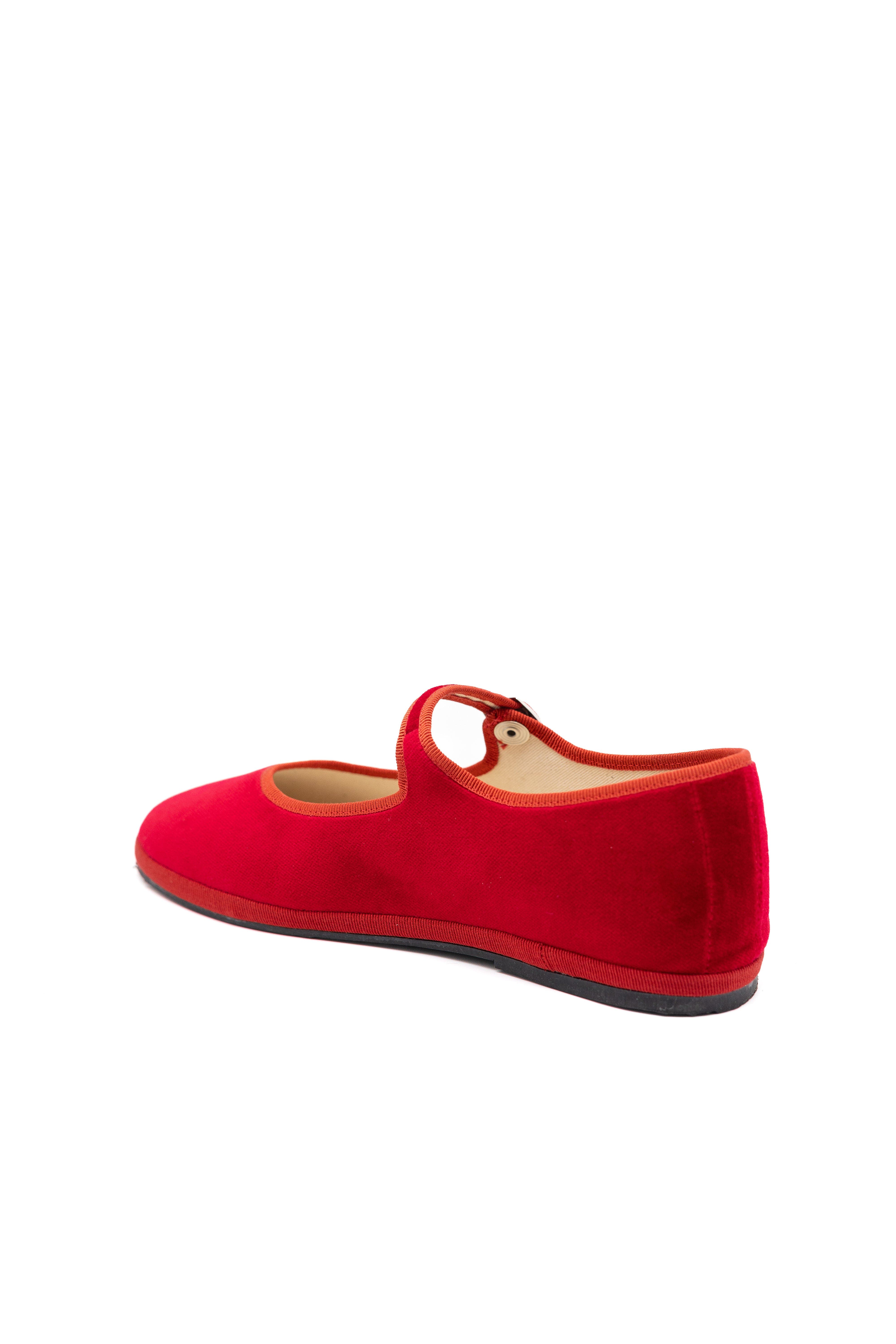 Mary Jane Ballet Flats, Alternate, color, Opera Red