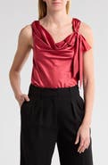 Cinq à Sept Eloise Tie Neck Silk Tank