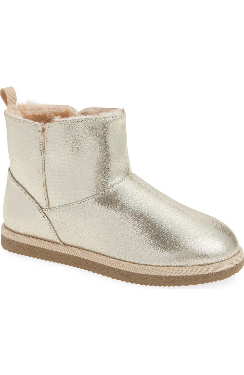 Harper Canyon Elly Cozy Short Boot, Main, color, Gold