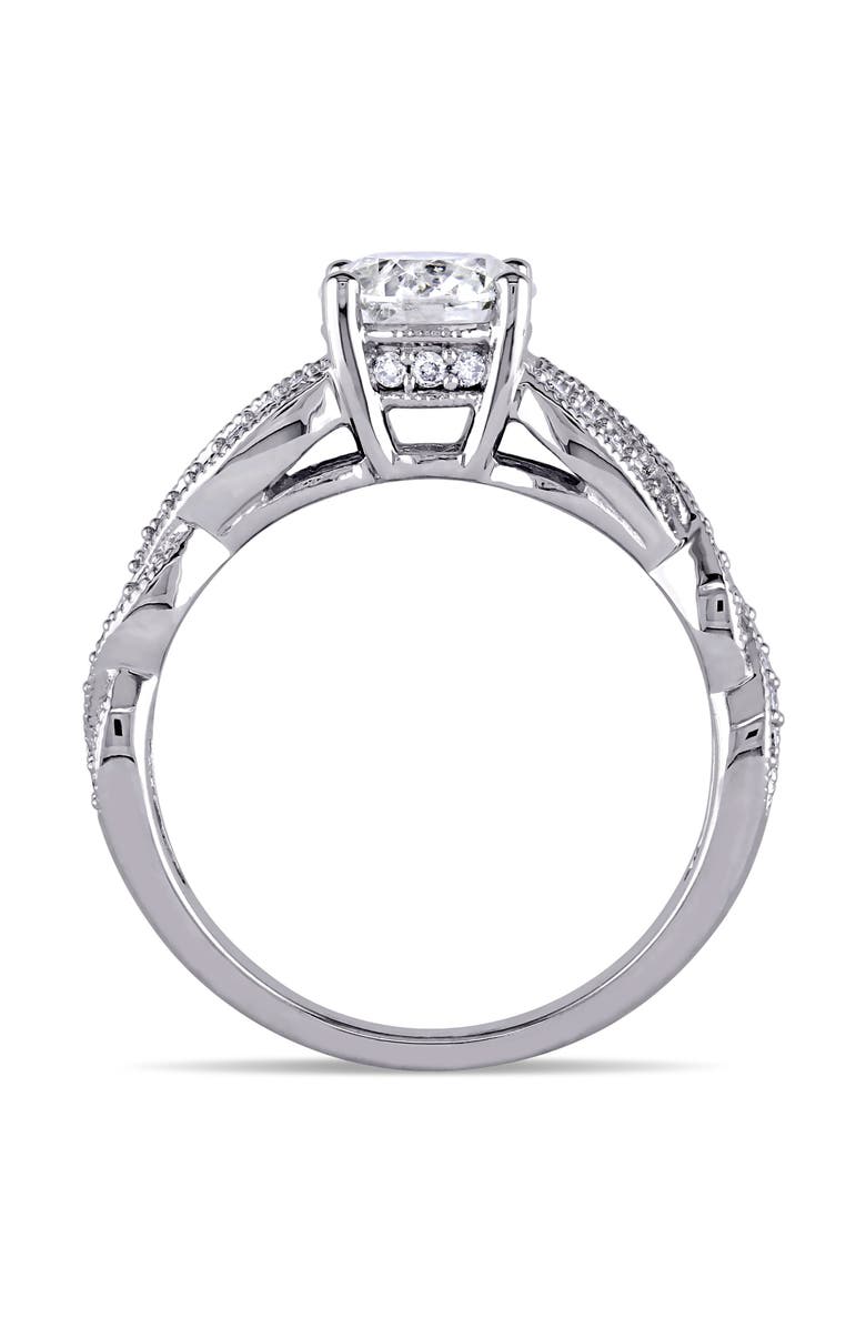 Julianna B. Diamond Braided Engagement Ring 14k, Alternate, color, 14K White Gold