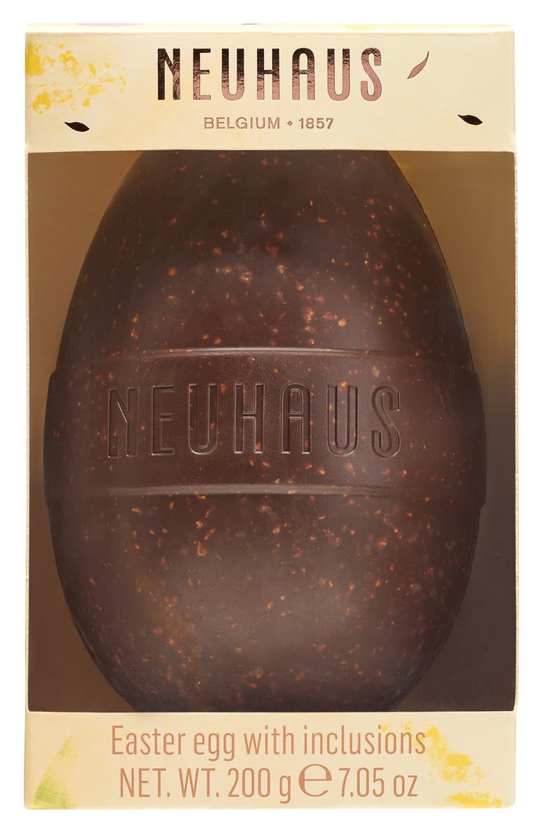 NEUHAUS Raspberry Dark Chocolate Easter Egg, Main, color, 